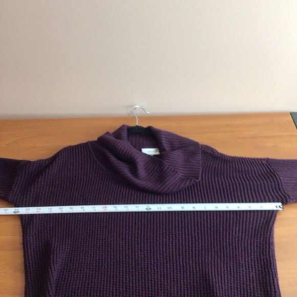 Women’s Calvin Klein Purple Ribbed Cowl Neck Sweater Size Small - Picture 6 of 7